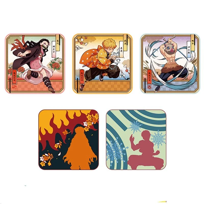 Demon Slayer- Lot 5 Serviettes à Main - Set A