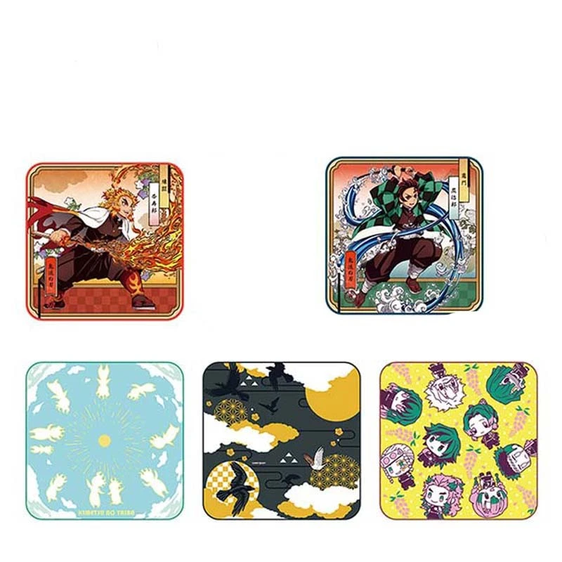 Demon Slayer- Lot 5 Serviettes à Main - Set B