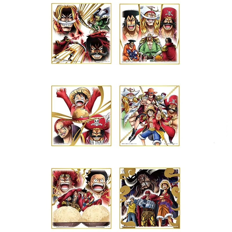 One Piece - Set De 6 Shikishi - Ichiban Kuji V1