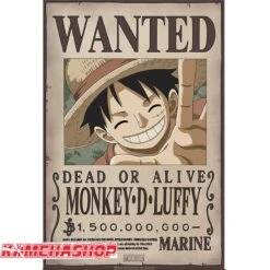 Affiche Wanted Luffy - New World Prime