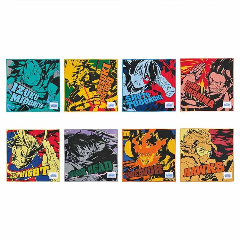My Hero Academia - Lot 8 Serviettes à Main - Ultra Impact