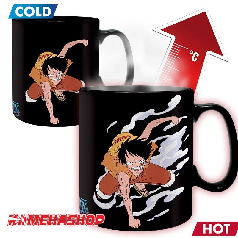One Piece - Mug Thermo-Réactif Luffy Ace