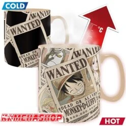 One Piece - Mug Thermo-réactif Wanted