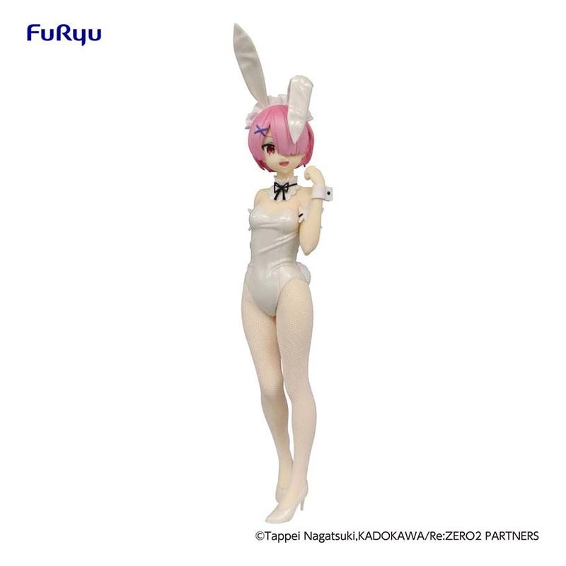 Re Zero - Figurine Ram - Bicute Bunnies White Pearl – Image 2